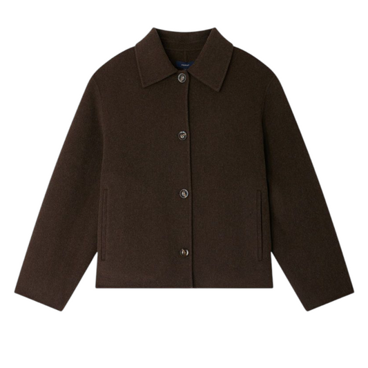 SOEUR - Giacca Gyoda Donna Kaki/Brun