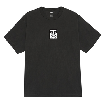 T-shirt Icon Face Uomo Pigment Dusty Black