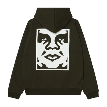 OBEY - Felpa Bold Icon Uomo Rosin