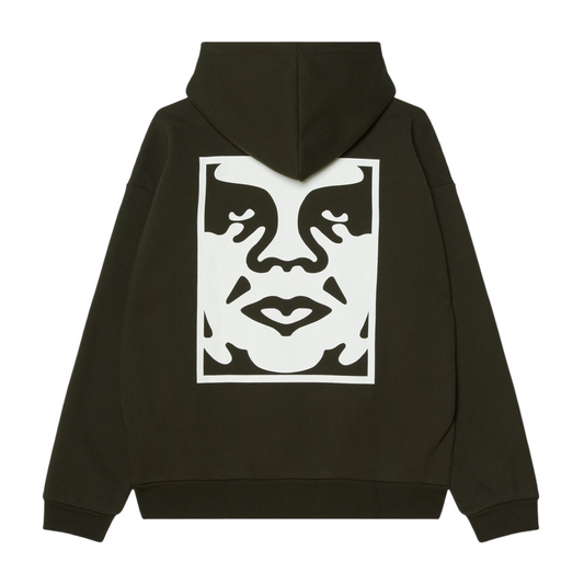 OBEY - Felpa Bold Icon Uomo Rosin