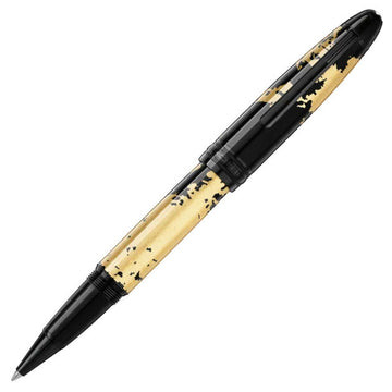 Montblanc roller Meisterstück Solitaire Calligraphy foglia d'oro 119689