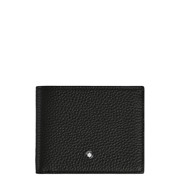 Montblanc portafoglio 6cc nero 220198