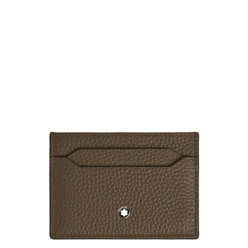Montblanc porta carte 5 scomparti marrone castagna 220218