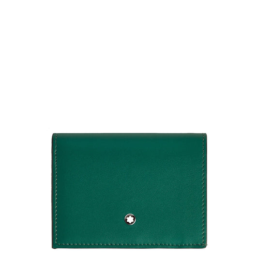 Montblanc portafoglio continental nano malachite verde 220227