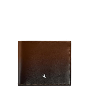 Montblanc portafoglio 8 scomparti Meisterstück sfumato marrone 220317