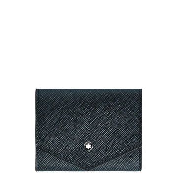 Montblanc portamonete Sartorial tweed blu 220348