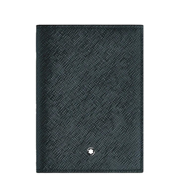 Montblanc Sartorial Passport Case Blue Tweed 220433