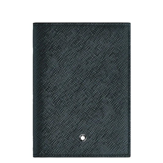 Montblanc Sartorial Passport Case Blue Tweed 220433