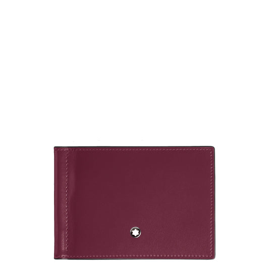 Montblanc portafoglio 6 scomparti con fermasoldi Meisterstück Cassis 199301