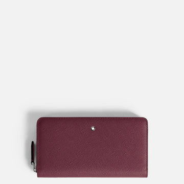 Montblanc portafoglio 12 scomparti con cerniera completa Sartorial Cassis 199372