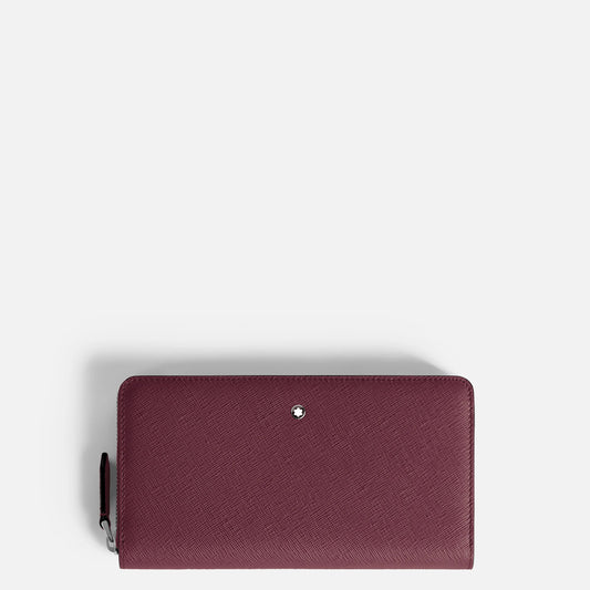 Montblanc portafoglio 12 scomparti con cerniera completa Sartorial Cassis 199372