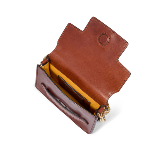 Borsa tracolla pelle con catena "Lucrezia"