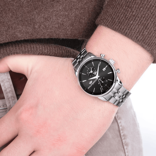 Philip Watch Anniversary Cronografo Quarzo R827 nero