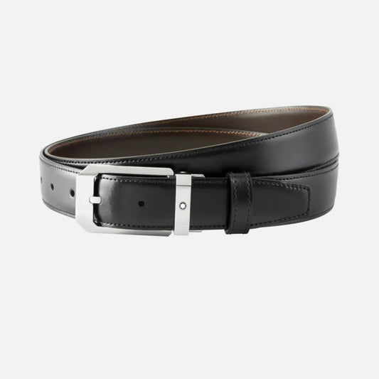 Montblanc Reversible Leather Belt Black/Brown 30mm 116579