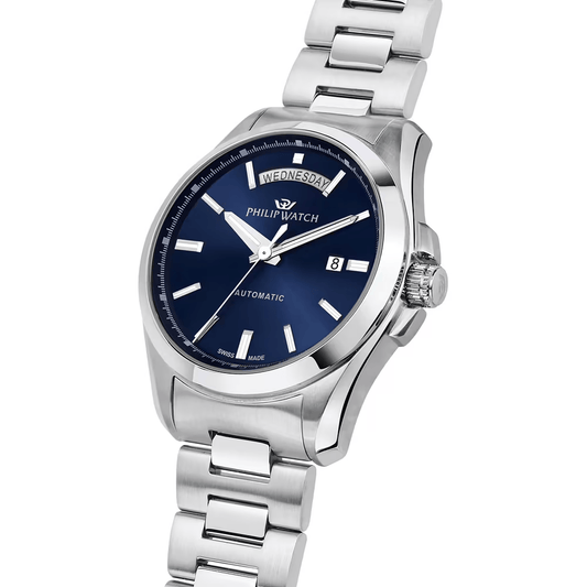 Philip Watch Amalfi Automatico R8223 daydate blu