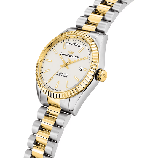 Philip Watch Caribe Automatic daydate oro 39mm – Eleganza svizzera e anima sportiva
