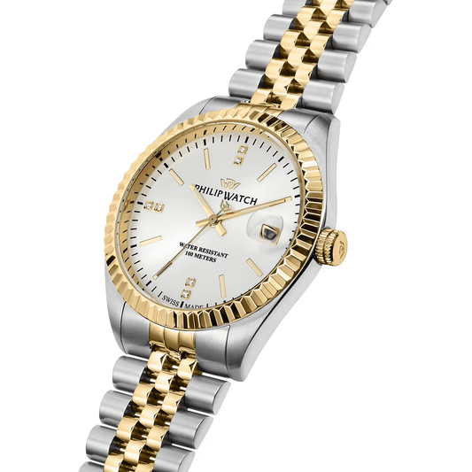 Philip Watch Caribe – Swiss Made bicolor oro e bianco