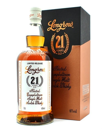 LONGROW 21 YO WHISKY CL 70 GR.46°