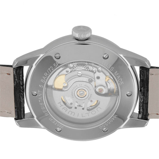 Hamilton American Classic 40mm – cinturino in pelle nero H40555731