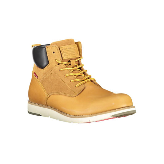 Stivale da uomo in pelle beige