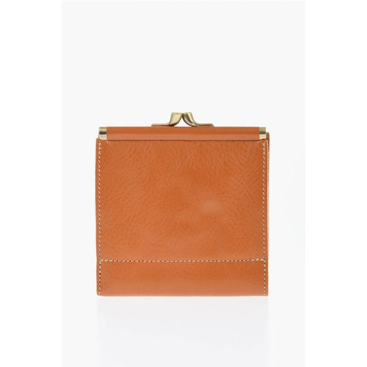Orange Leather Wallet