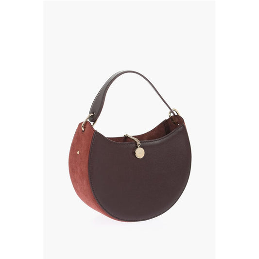 Burgundy Calfskin Shoulder Bag