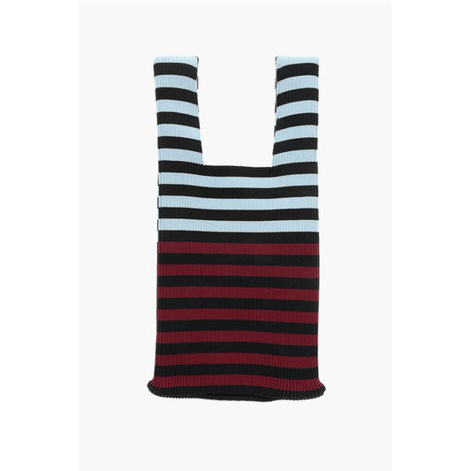 Burgundy Polyester Tote Bag
