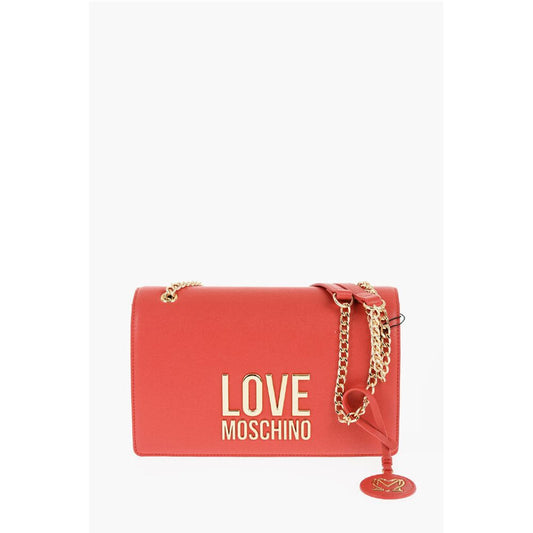 Red Polyethylene Shoulder Bag