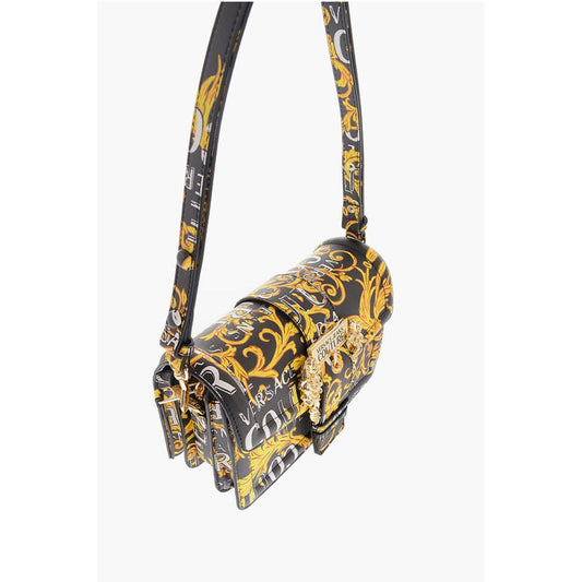 Yellow Polyester Shoulder Bag