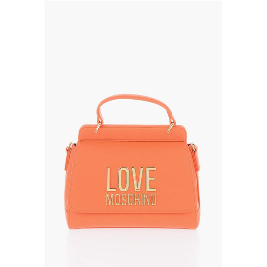 Orange Polyethylene Tote Bag