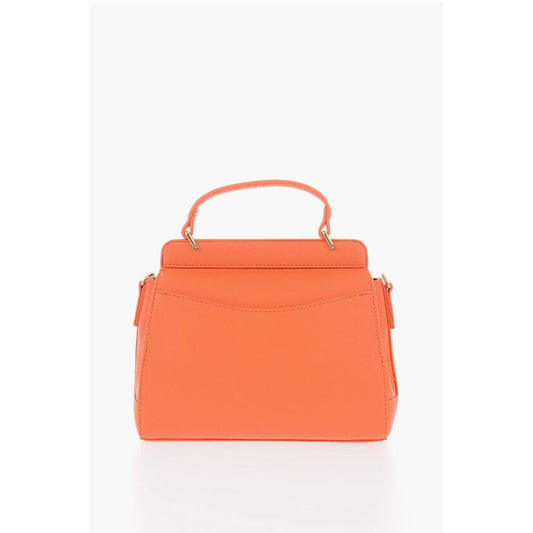 Orange Polyethylene Tote Bag