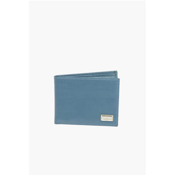 Light Blue Cowhide Wallet