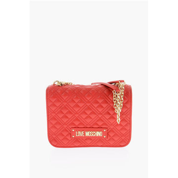 Red Polyethylene Shoulder Bag