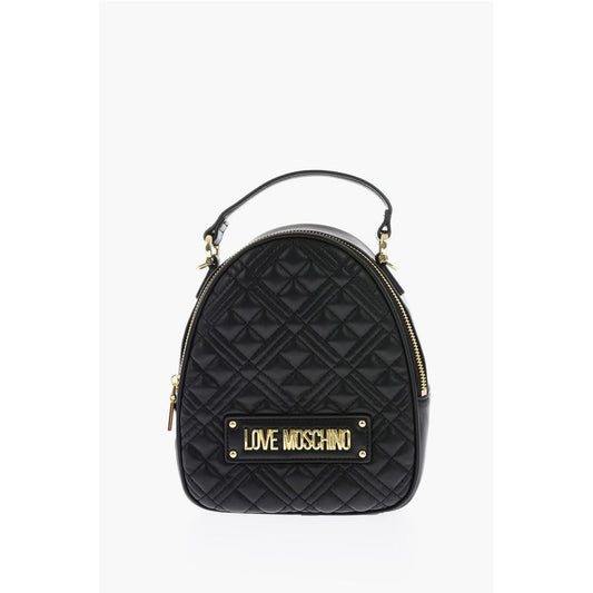 Black Polyethylene Tote Bag
