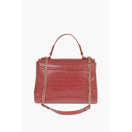 Red Polyurethane Tote Bag