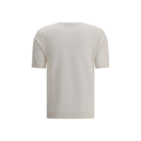 T-shirt in maglia Fendi