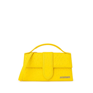Jacquemus Le Grand Bambino Yellow Leather Handbag