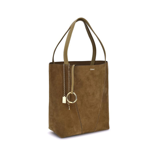 Borsa tote Chloé in pelle scamosciata