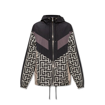 Balmain Nylon Monogram Jacket