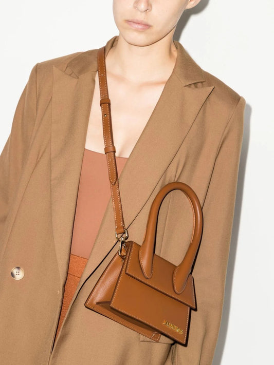 Borsa Jacquemus Le Chiquito media Moyen marrone