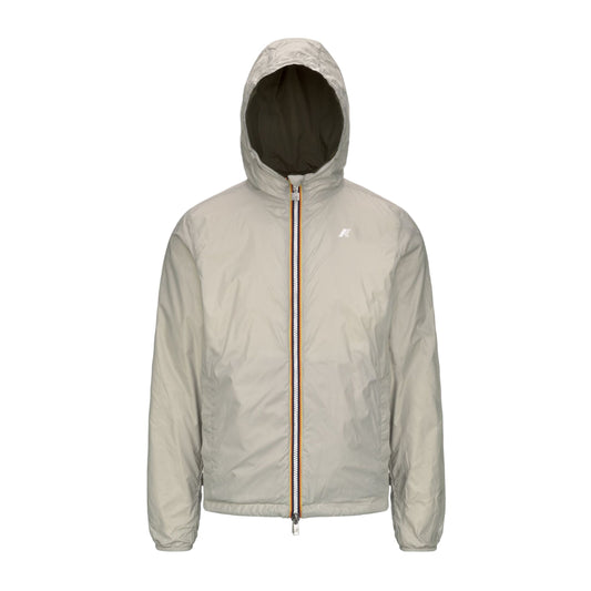K-WAY  - Giacca Jake Eco Plus Reversible Uomo Green/Beige