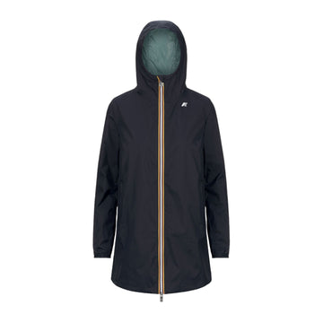 KWAY - Giacca Sophie Eco Plus Reversible Donna Blue Depth/Green
