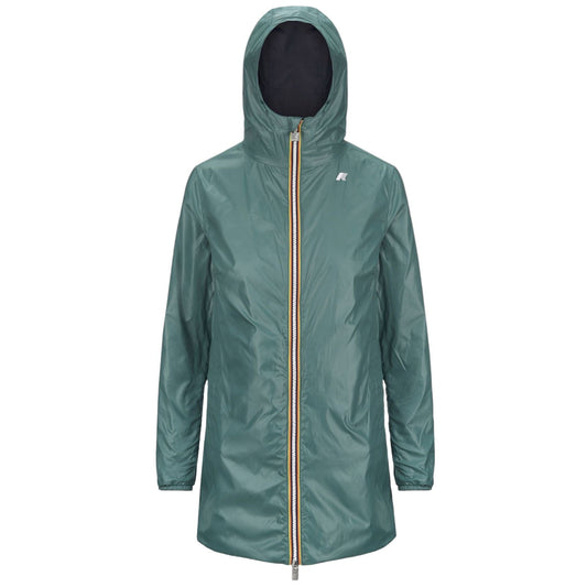 KWAY - Giacca Sophie Eco Plus Reversible Donna Blue Depth/Green