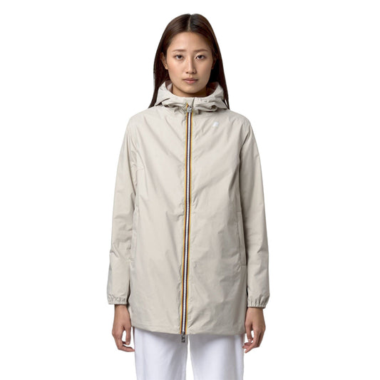 KWAY - Giacca Sophie Eco Plus Reversible Donna Beige Light/Pink