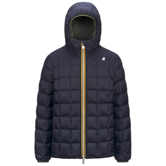 K-WAY - Giacca Jack Thermo Reversible Uomo Green Blackish/Blue Depth