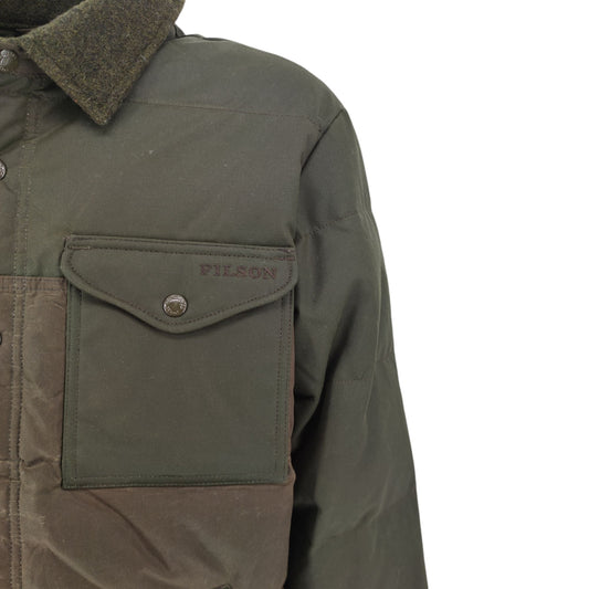Filson - Giacca Down Oil Shelter Uomo Otter Green