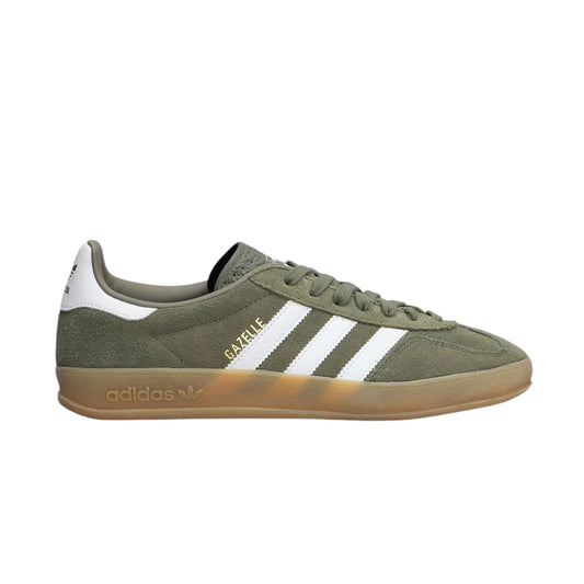 ADIDAS - Scarpe Gazelle Indoor Olive/Footwear White/Goold Meet