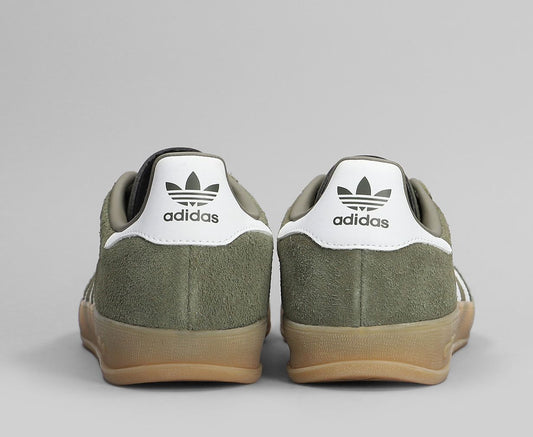 ADIDAS - Scarpe Gazelle Indoor Olive/Footwear White/Goold Meet