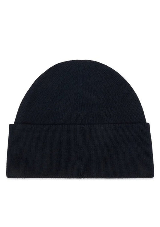 ARMANI EXCHANGE - Berretto Crossover in misto lana e cotone Deep Navy