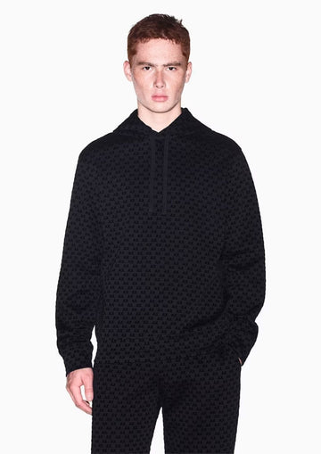 Felpa regular fit in cotone elasticizzato Nero